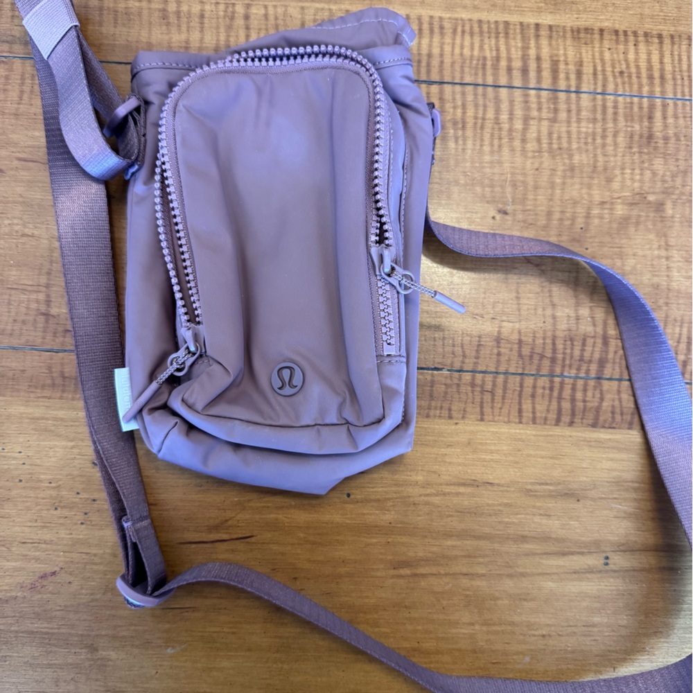 lululemon athletica lavender Water Bottle Crossbody